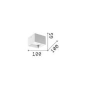 Ideallux Ideal Lux downlight Spike Square, svart, aluminium, 10 x 10 c...