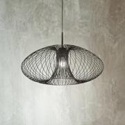 Fabas Luce Fassa hänglampa, svart, Ø 60 cm, metall