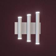 Mantra Iluminación Cala LED-vägglampa, vit, aluminium, 6 ljusuttag