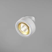 Egger Licht EGG LED-spot Clippo Optic, vit/guld, Ø 12 cm, DTW