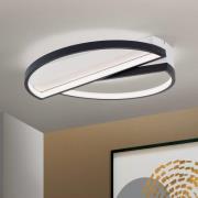 ORION LED-taklampa Olga, svart/vit