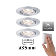 Paulmann Nova mini Plus LED easydim 3-pack alu