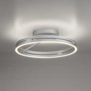 PURE LED-taklampa Loop, aluminium, metall, Ø 60 cm CCT