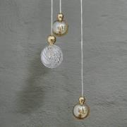 EBB & FLOW Uva M Hängande boll guld klar swirl