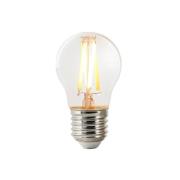 Nordlux LED-filamentlampa E27 G45 4,7W 600lm CCT, dimbar