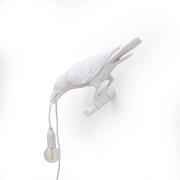 SELETTI Bird Lamp LED-lampa för väggdekoration, vänster, vit