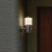 LEDVANCE LED-vägglampa Endura Style Rondo, rostfritt stål, sensor