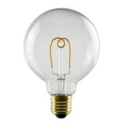 SEGULA LED-globlampa E27 3,2 W G95 922 dimbar