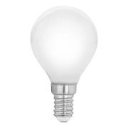 EGLO LED-lampa E14 P45 4 W, varmvit, opal