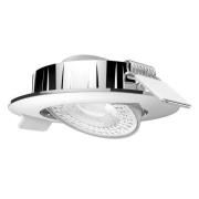 MEGATRON LED-inbyggnadslampa Slimo, svängbar, krom