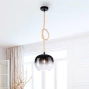 Paul Neuhaus Pendellampa Luma av glas, 1 lampa