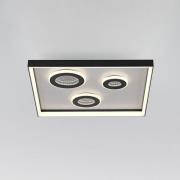 Paul Neuhaus LED-taklampa Dune, 45 cm, svart, CCT, dimbar.