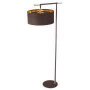 Elstead Golvlampa Balance i brunt/mässing