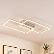 Lucande Muir LED-taklampa, rektangel, CCT