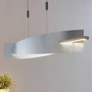 Lucande LED-hänglampa Marija, 101 cm, silver, metall