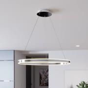 Lucande LED-pendellampa Lyani i krom, dimbar, 80 cm