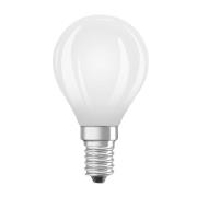 OSRAM LED dropp matt E14 2,2W 2700K 470lm 2-pack