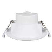 Prios LED inbyggnadslampa Rida, 14,5cm, 12W, 10st, CCT, dimbar