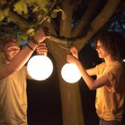 Fatboy Bolleke LED-hänglampa batteri, mullvadsgrå
