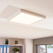 Arcchio Solvie LED-taklampa, vit, kantig, 30 x 30 cm