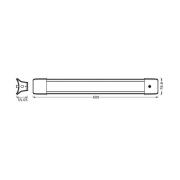 LEDVANCE LED-kontorshänglampa Office Line 840 längd 60 cm, vit