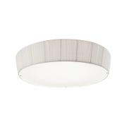 Bover LED-taklampa Plafonet, Ø 95 cm, vit, aluminium/väv