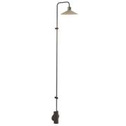 Bover LED-vägglampa Platet A/06, svart/olivgrå, 154 cm