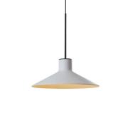 Bover LED-hänglampa Platet, svart/grå, Ø 20 cm