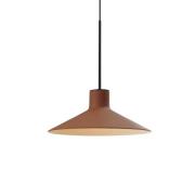 Bover LED-hänglampa Platet, svart/terrakotta