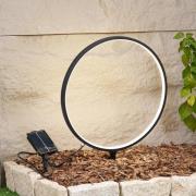 Lindby LED-markspettslampa Syrene, 45 cm, svart, aluminium