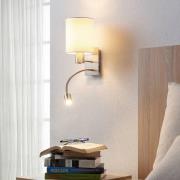 Lindby vägglampa Shajan, set om 2, 29cm, E27, LED-läslampa