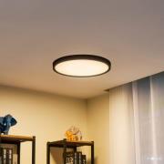 Lindby Smart LED taklampa Pravin, Ø 50 cm, CCT, svart