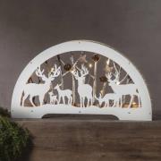 STAR TRADING LED-ljusbåge Fauna vit