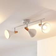 Lindby taklampa Arina, 53 cm, vit, 3 lampor, E14