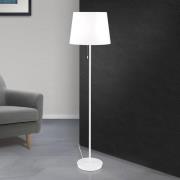 ORION Ludwig golvlampa i textil, vit