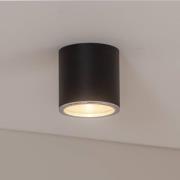 Bega LED spotlight Studio Line, aluminium/svart, Ø 9 cm, aluminium
