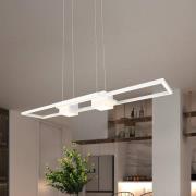 Trio Lighting Albany LED-hänglampa, vit, 100 x 28 cm, aluminium, CCT d...