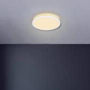 Globo LED-taklampa Sapana, vit, Ø 42 cm, plast, IP44