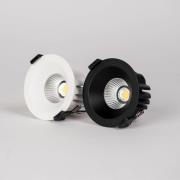 The Light Group SLC LED-downlight OnePro Soft, svart, 3 000 K, alumini...