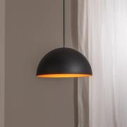 BEGA Hänglampa Studio Line 50993, svart/koppar, Ø 35 cm