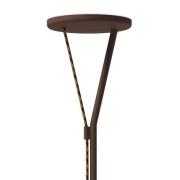 Fabbian LED-golvlampa Rio, corten, dimbar, 3.000K, metall