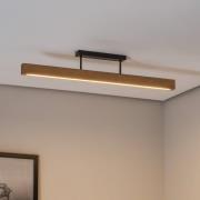 TK Lighting LED-taklampa i trä Teo, furu, 96 cm, 3000 K
