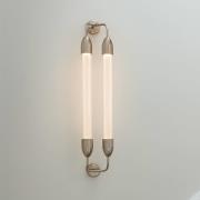 UMAGE vägglampa Lemon Squeeze 2 lampor, längd 94 cm, mässing