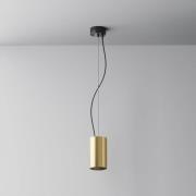Maytoni LED-hänglampa Efir, guldmatt, Ø 7,5 cm, 15 W, 38°, LED