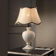ONLI Desy bordslampa, keramik, krämfärgad, höjd 60 cm, E27