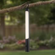 Lindby LED-laddningsbar lampa Kompis, antracit, dimbar, IP54