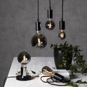 STAR TRADING LED-lampa E27 1,8W G80 Plain Smoke 2 100 K 80 lm