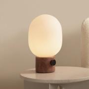 Audo Copenhagen Audo JWDA bordslampa, röd travertin, höjd 32 cm, dimba...