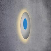 Escale Blade Open LED-vägglampa RGBW silver Ø59 cm