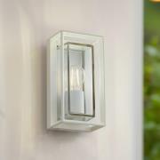 Arcchio utomhusvägglampa Ismera, vit, IP65, glas, E27